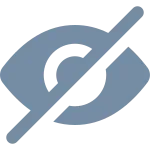 Eye Slash SVG Icon